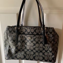 Coach Peyton Signature Double Zip Carryall