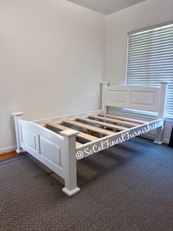 White Full Bed Frame