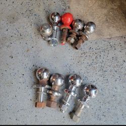 5 Trailer Balls Inch And 7/8 And 4 Ball 2 In. Must Buy All