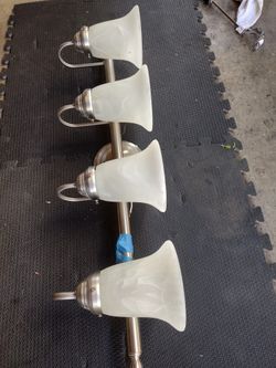 Four Light Vanity Satin Nickel Finish