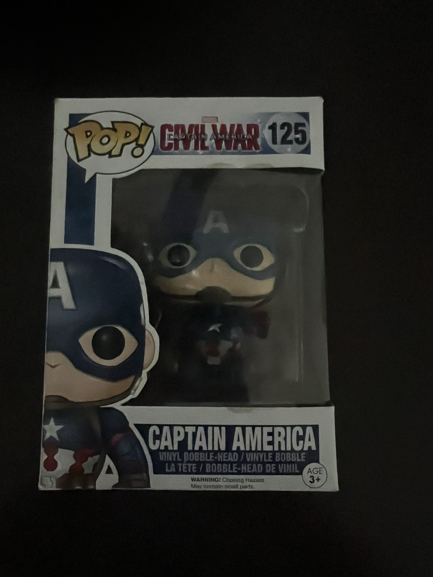 Funko Pop Civil War Captain America Marvels