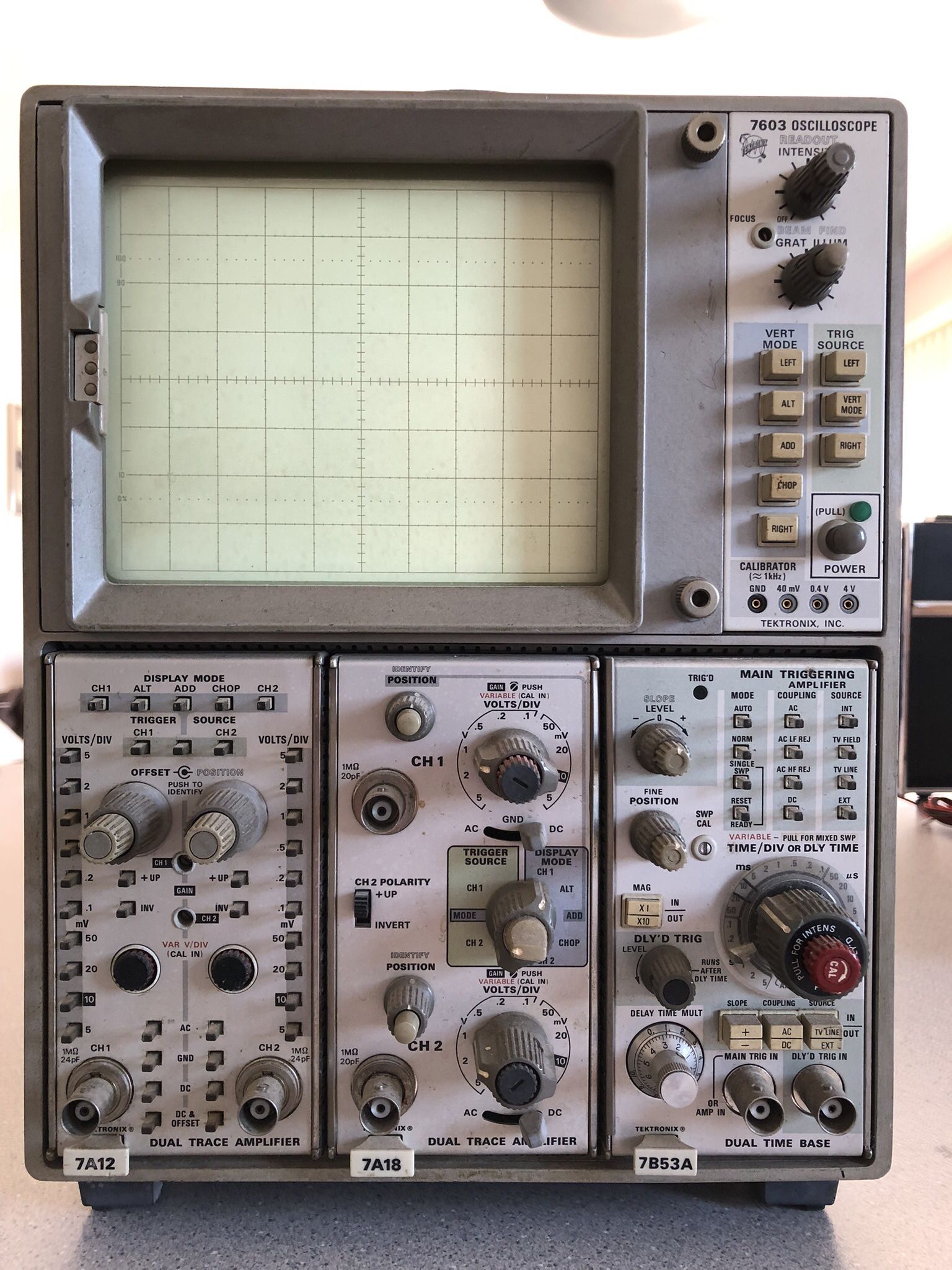 Tektronix 7603 Oscilloscope