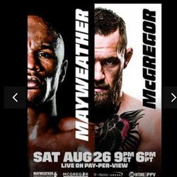 Floyd Mayweather- Connor McGregor Poster