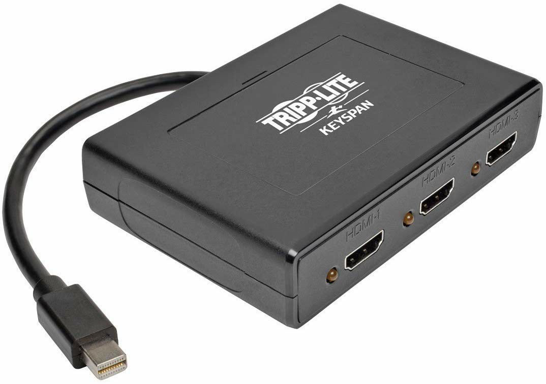 Tripp Lite 3-Port Mini DisplayPort to HDMI Multi Stream Transport Hub, MDP 1.2, MDP to HDMI, UHD 4Kx2K (B155-003-HD-V2)
