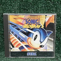 Sonic The Hedgehog Boom- Spencer Nilson( Audio CD, 1994,Qsound). Fast Ship!