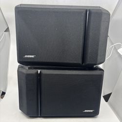 BOSE 201 Series IV 4 Direct Reflecting Black Speakers Pair Works