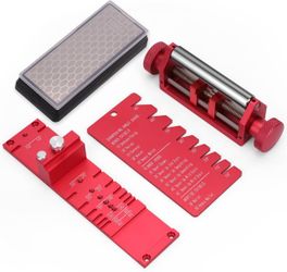 Chisel Sharpening Jig with Diamond Sharpening Stone 400# 1000# Grit,Honing Guide for Woodworking Chisels and Planes Width 0.1" to 2.8",Metal Chisel Sh