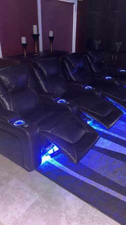 Luxury Leather Home Theater / Movie Recliners