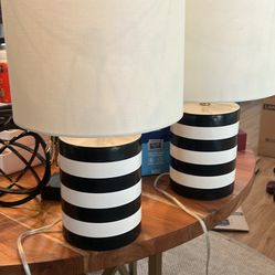 Set Of Kate Spade Lamps And Set Of Johnathan Y Lamps 