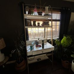 Ladder Shelf with Desk