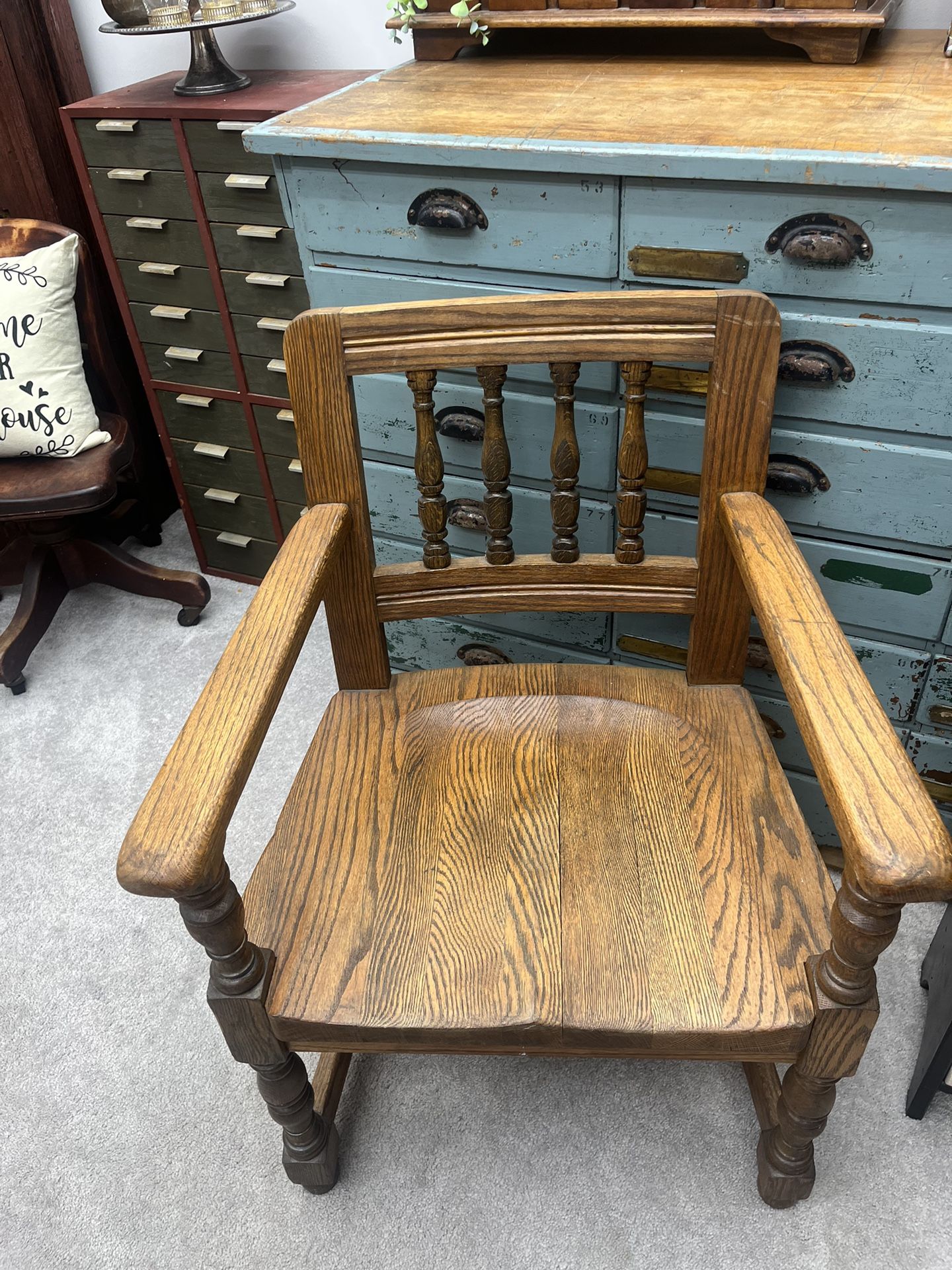 Farmhouse Oak Chair