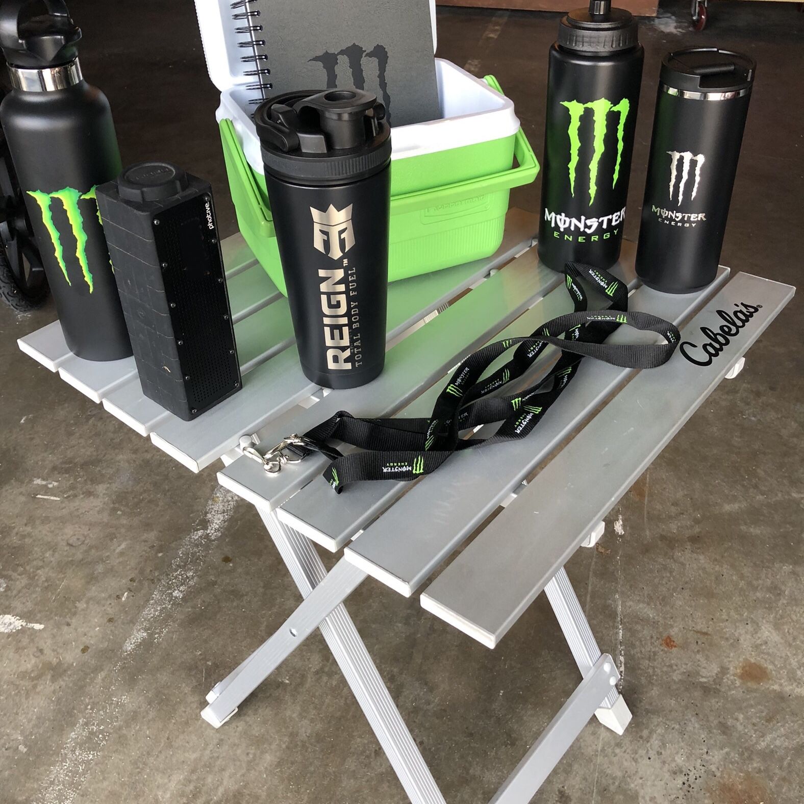 Monster Energy Bottles, Photive Hydra Bluetooth Speaker, 6-pack