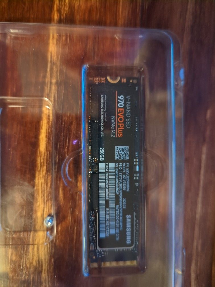 Samsung 970evo Plus 250gb