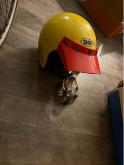 Vintage  racing bike helmet