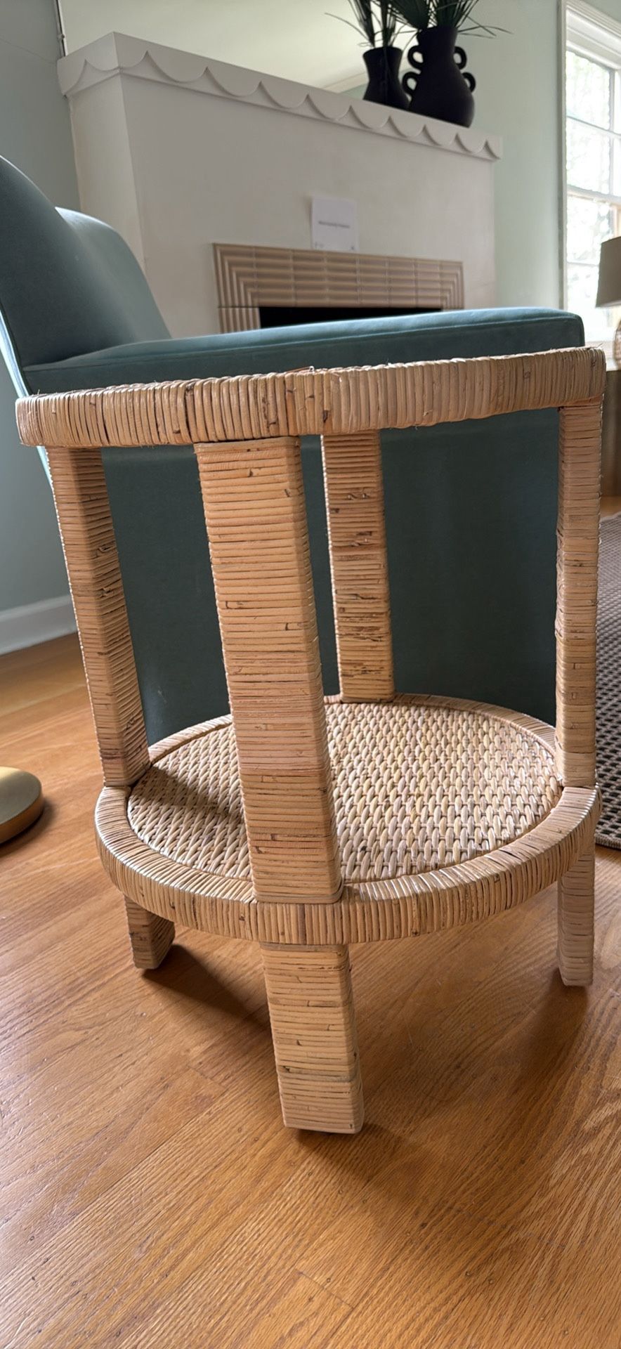 Rattan Side Table