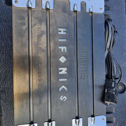 Hifonics Brutus 1600 Watt Subwoofer Amplifier Car Audio with Bass Remote 