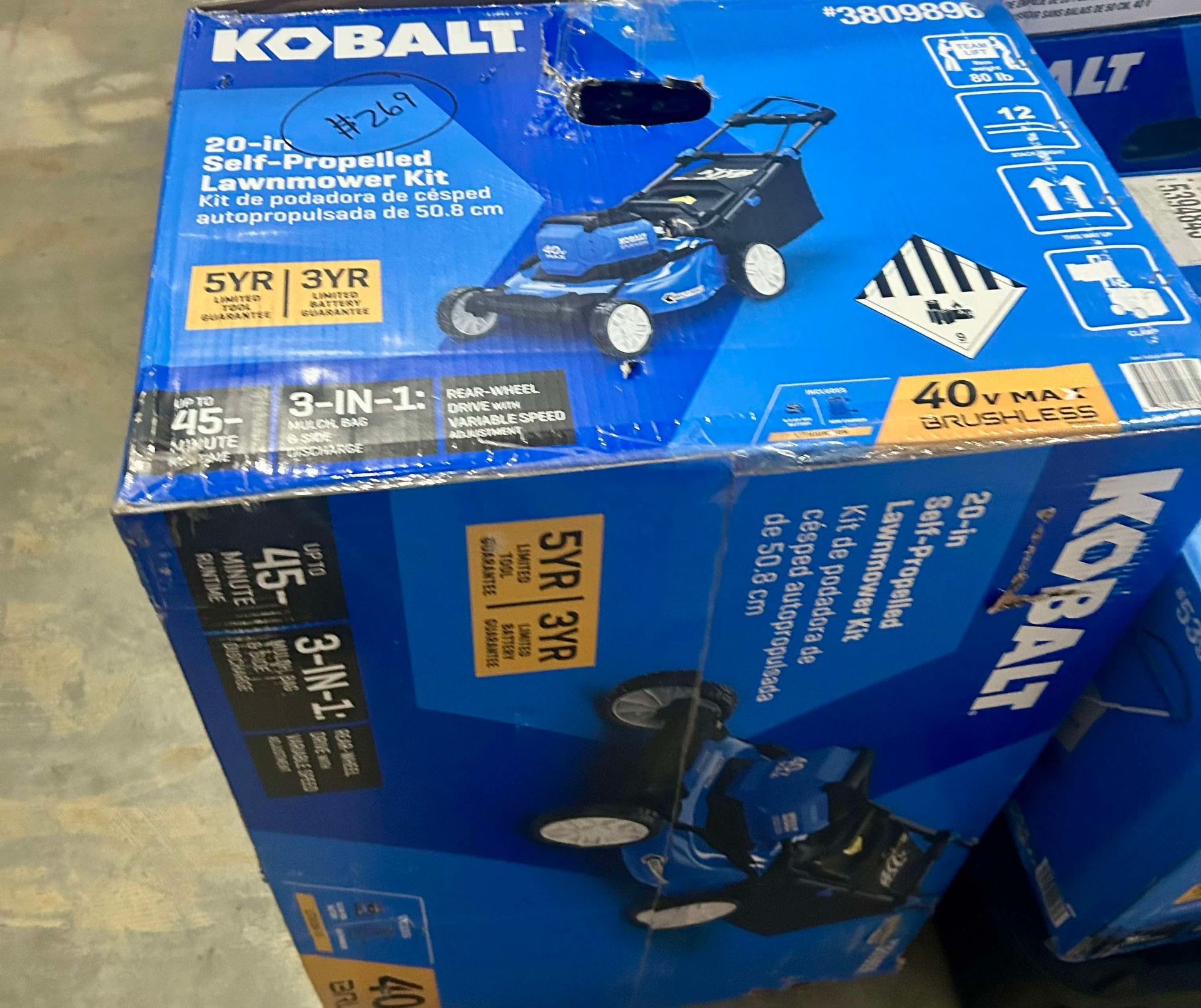 Kobalt 20in Self Propelled Lawn Mower Kit