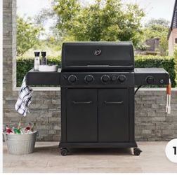PROPANE GAS BBQ GRILL  posible some scuffs and dents for movement I show in photos