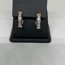 Diamond Clip On Earrings 