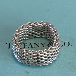 Tiffany & Co. Mesh Ring Size 6