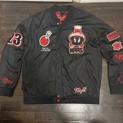 2015 Rare Jordan Warner Bros Marvin The Martian Bomber Jacket