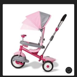 Radio Flyer - 4 In 1 Stroll N Trike  (Pink)
