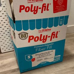 Moving Sale! Poly-fil Fiber Fill