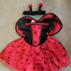 Toddler Girls 18/24 Month Ladybug Halloween Costume 