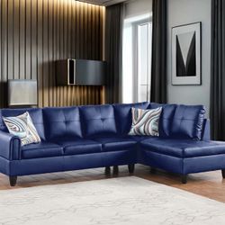 Small Blue Couch Basically Like New