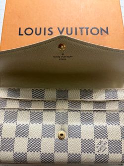 Louis Vuitton  Wallet Damier Azur/leather Lined