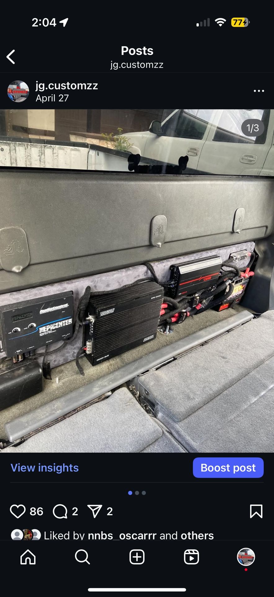 Audio Sound System Amp Install