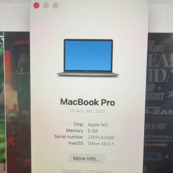 MacBook 2022 With Touchbar