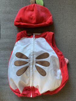 Apple Costume 3-6 month