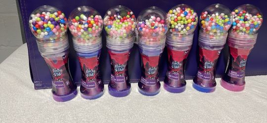 NEW Super Star Slime with Foam Beads – 6 Tubes Kids Sensory Toy Bundle 🌈