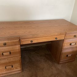 Wooden Computer Desk Vintage
