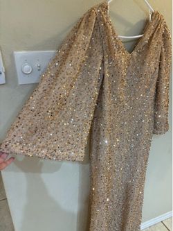 Gold sequins dress Size XL/12