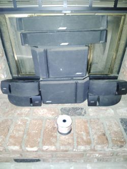Bose Speaker System Old 8 Units Comes With New Wire Spool