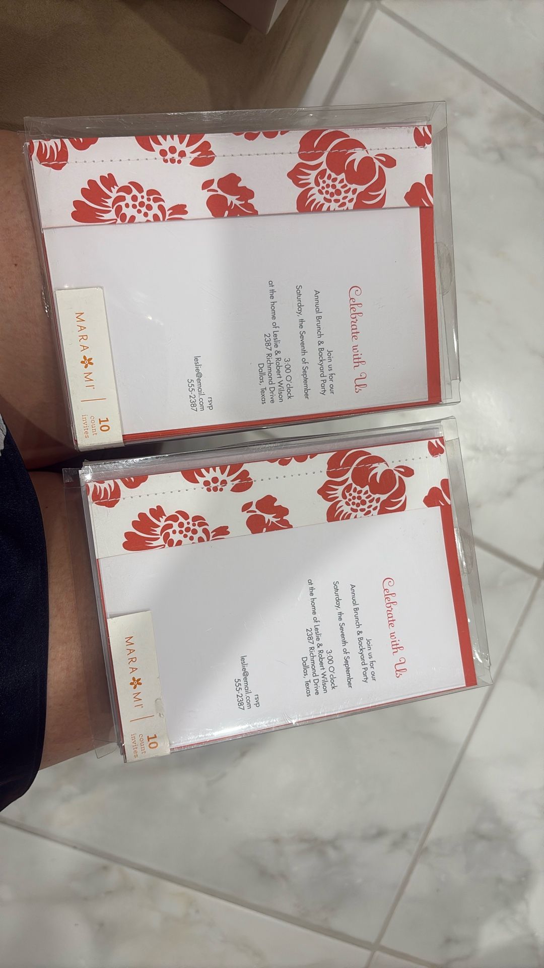 Invitations Brand New