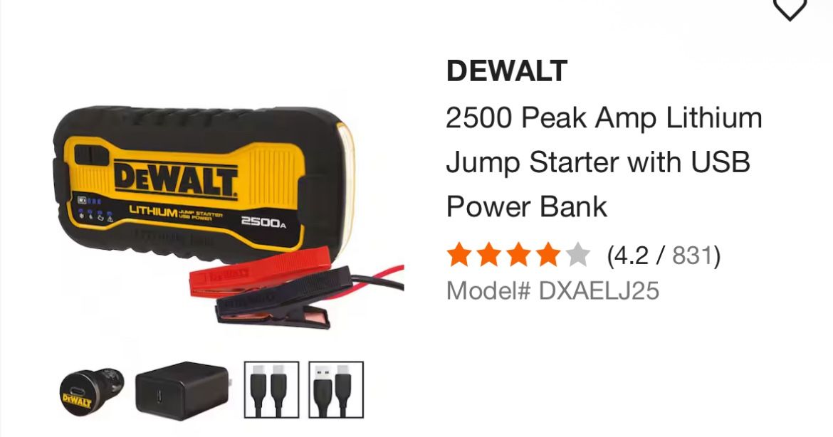 2500 AMP JUMP START POWER BANK