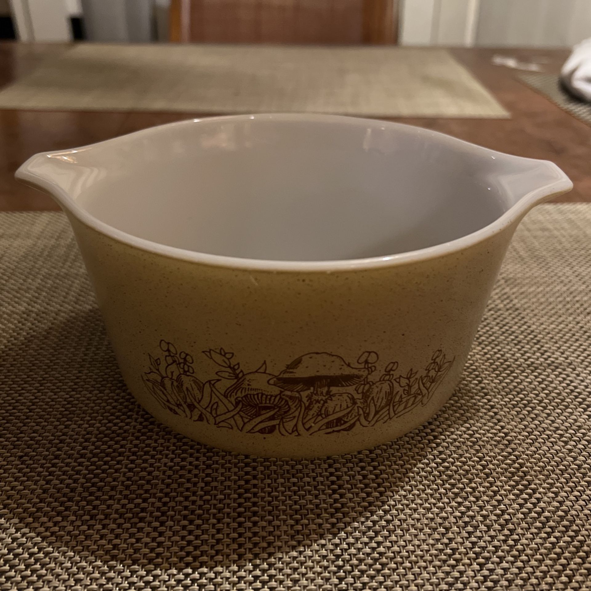 Vintage Pyrex Forest Fancies 473 B Casserole Dish No Lid