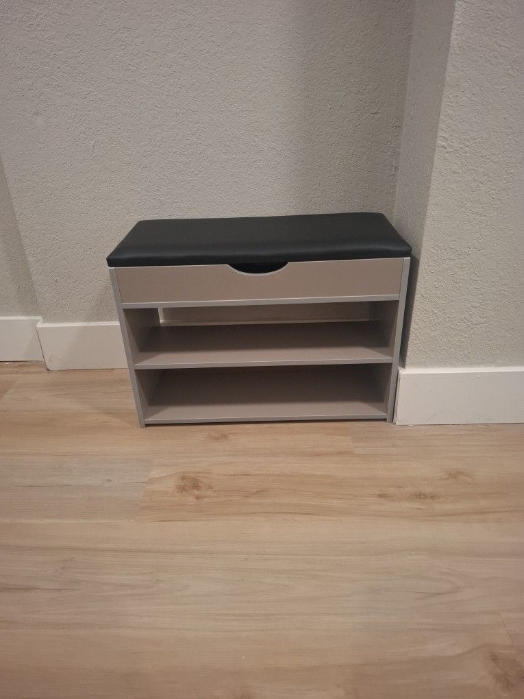 Bench, Shoe Rack And Storage
