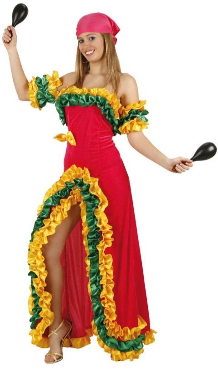 Rumba Dancer Costume Size Medium