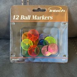 New Intech 12 Golf Ball Markers