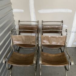 Louis Shanks Leather Chairs 4