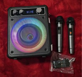 Brand New!! Portable Karaoke Machine with 2 Microphones... $80