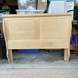 Full Oak Headboard 