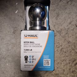 U-Haul 2” Hitch Ball – 7,500 lb Rating (New in Package)