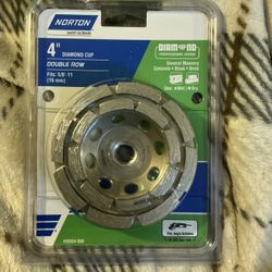 Norton Double 4 Inch Diamond Cut For Angle Grinders