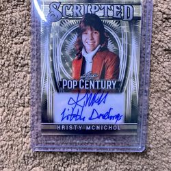 Kristy McNichol Actress from 1976 show “Family” Leaf Metal Trading Card 1/1