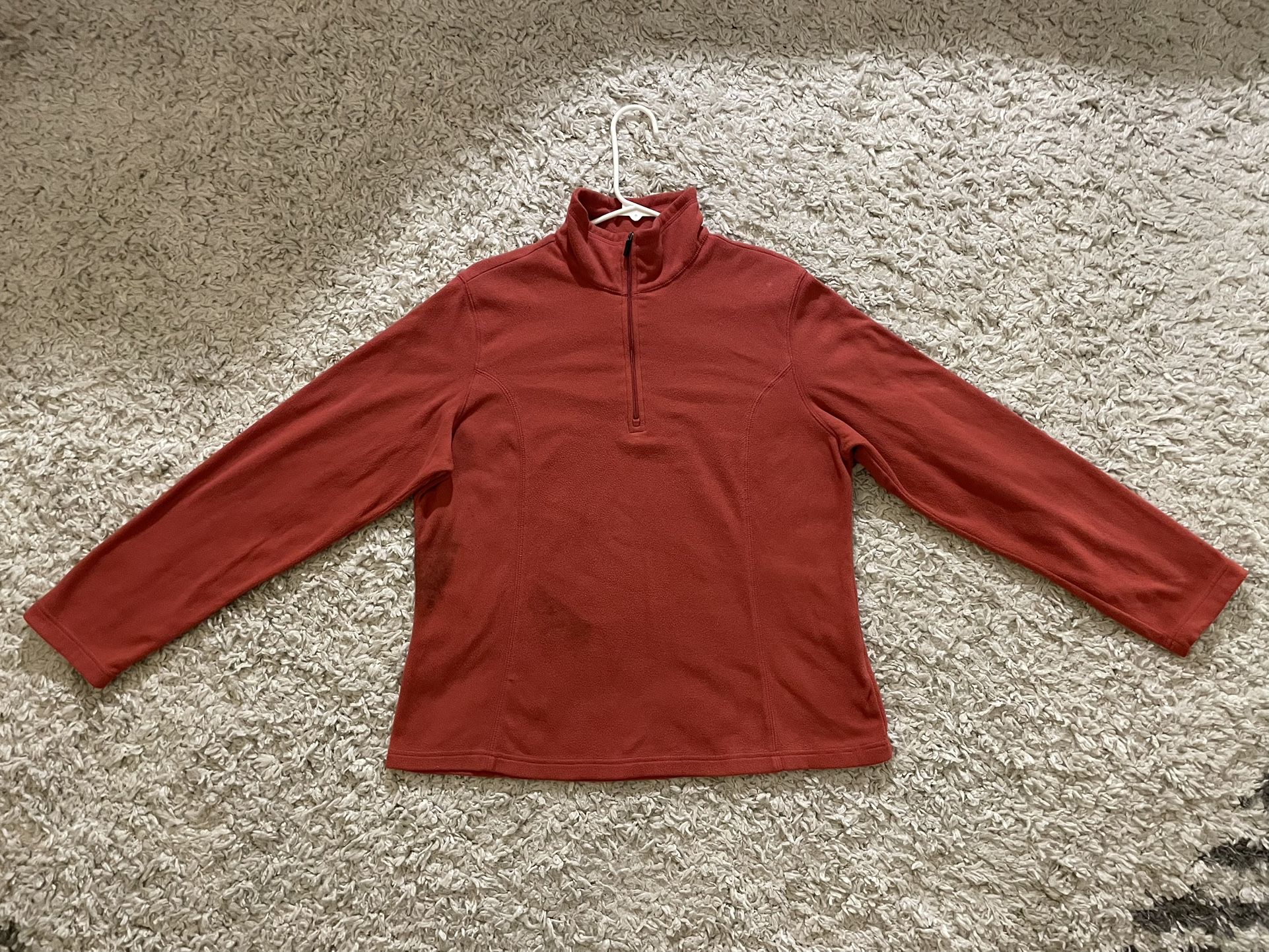 Land’s End Orange Girl’s Activewear Jacket w/Zip-Up Zipper Size 14-16